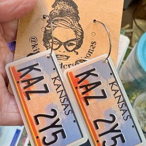 SUPERNATURAL License Plate Earrings